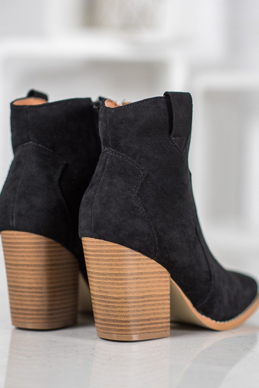 Členkové topánky v štýle kovbojov s...