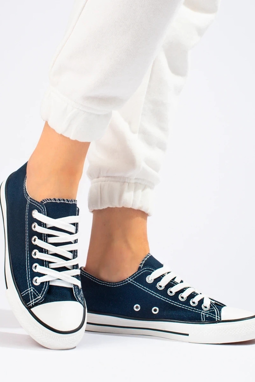 Dámske topánky Shelovet modrej farby