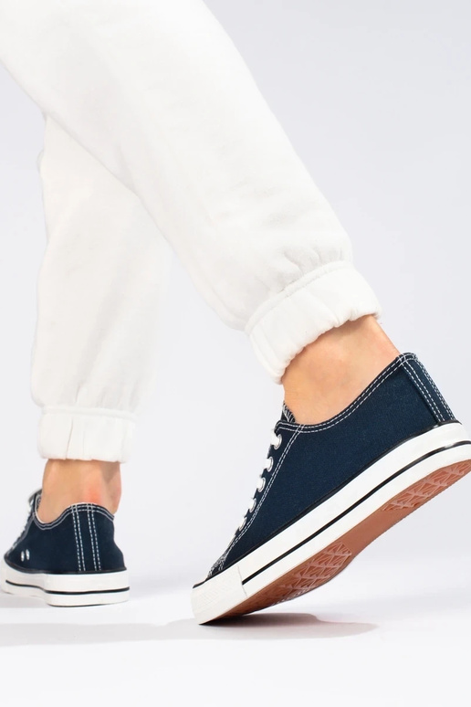 Dámske topánky Shelovet modrej farby