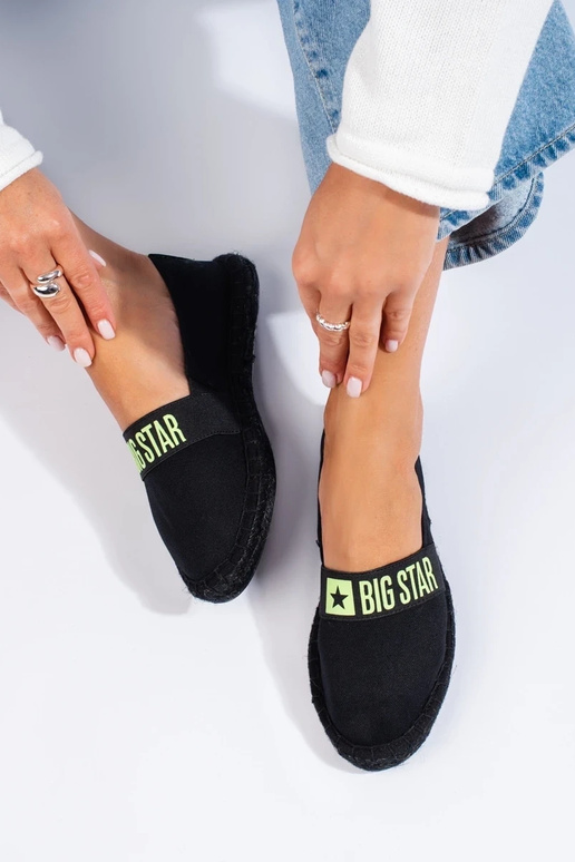 čierne espadrilky BIG STAR HH274473