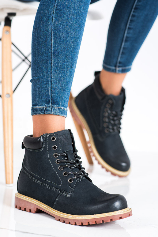 Každý deň Dámske čižmy Modrá