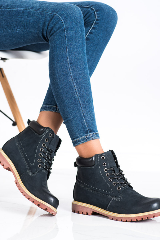 Každý deň Dámske čižmy Modrá