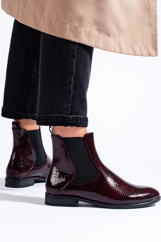 Dámske čižmy Sergio Leone lakované... Dámske čižmy Sergio Leone lakované...