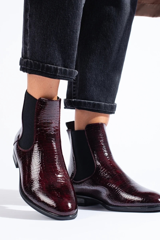 Dámske čižmy Sergio Leone lakované... Dámske čižmy Sergio Leone lakované...