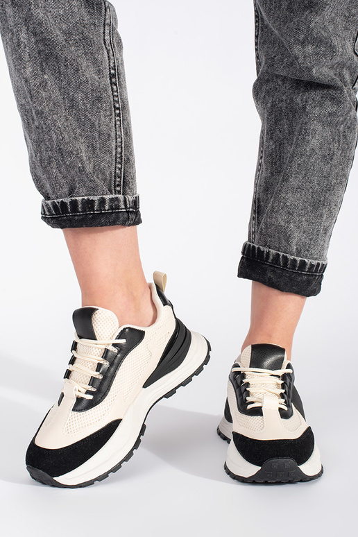 Čierno-béžové dámske tenisky Čierno-béžové dámske tenisky