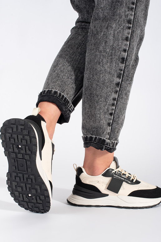 Čierno-béžové dámske tenisky Čierno-béžové dámske tenisky