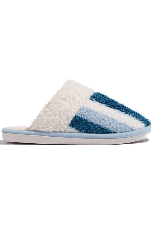 Teplé pruhované papuče
