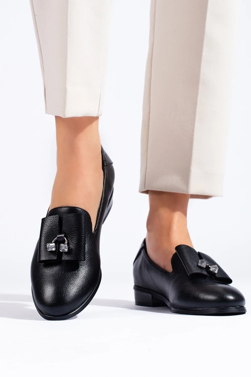 topánky s kryštálmi Potocki čiernej...