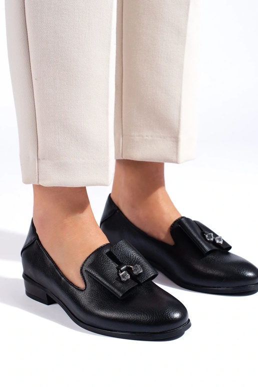 topánky s kryštálmi Potocki čiernej...