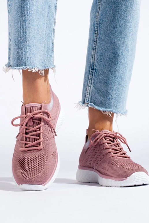 Topánky Shelovet ružovej farby