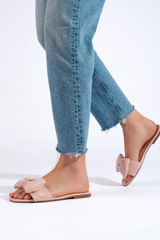 ružové Papuče so stuhou Shelovet