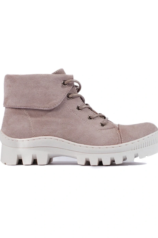 Svetlo fialová Dámske čižmy jar S.Barski