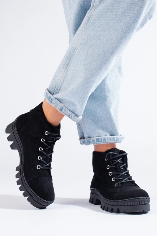 čierna Dámske čižmy S.Barski