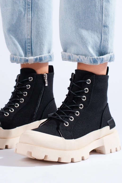 čižmy s platformou dámske S.Barski...