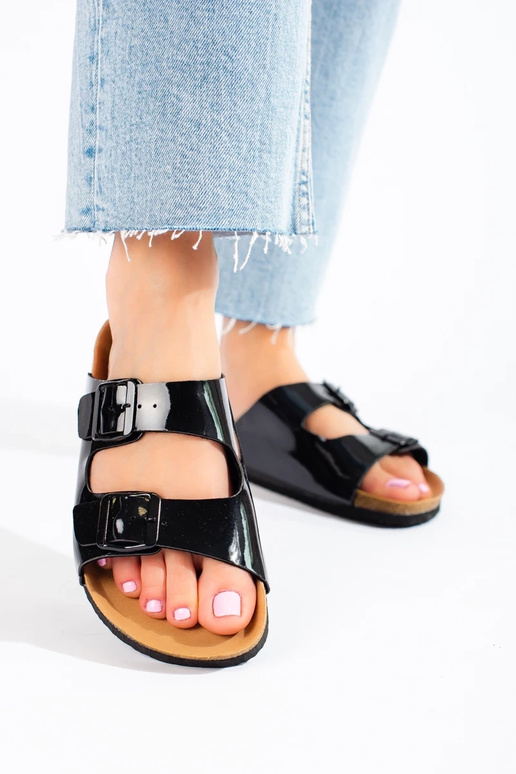 Papuče Potocki čiernej farby