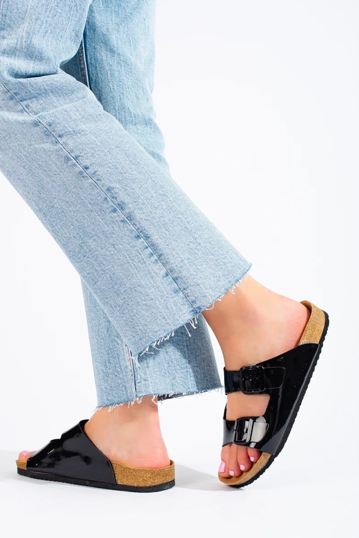 Papuče Potocki čiernej farby