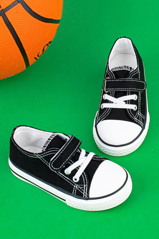 voľnočasové topánky Vico čiernej farby voľnočasové topánky Vico čiernej farby