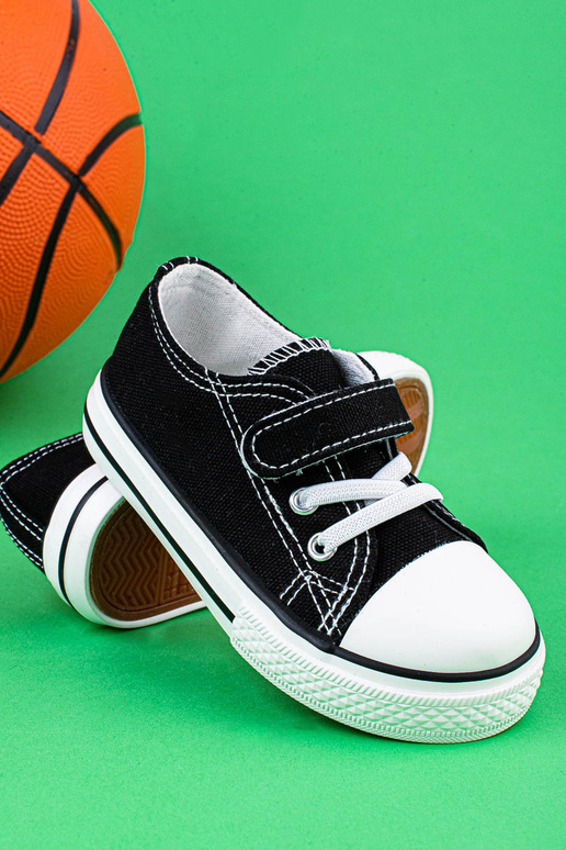 voľnočasové topánky Vico čiernej farby voľnočasové topánky Vico čiernej farby