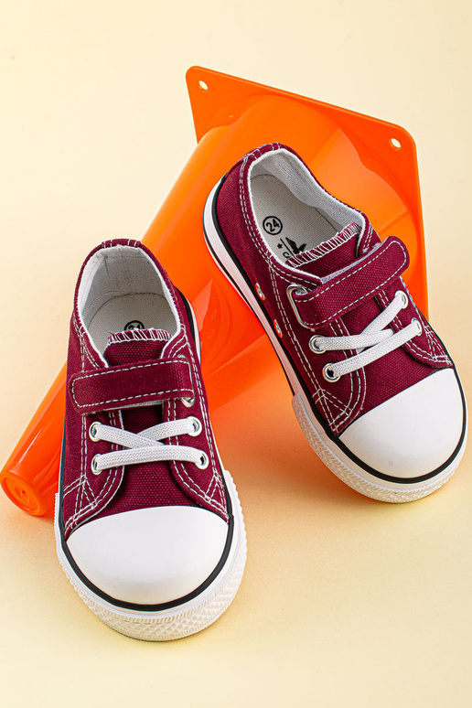 voľnočasové topánky Vico bordovej farby voľnočasové topánky Vico bordovej farby