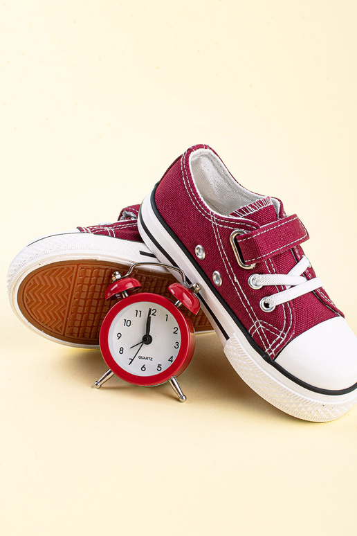 voľnočasové topánky Vico bordovej farby voľnočasové topánky Vico bordovej farby