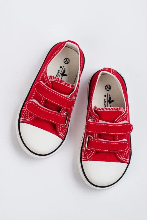 voľnočasové topánky Vico červenej farby voľnočasové topánky Vico červenej farby