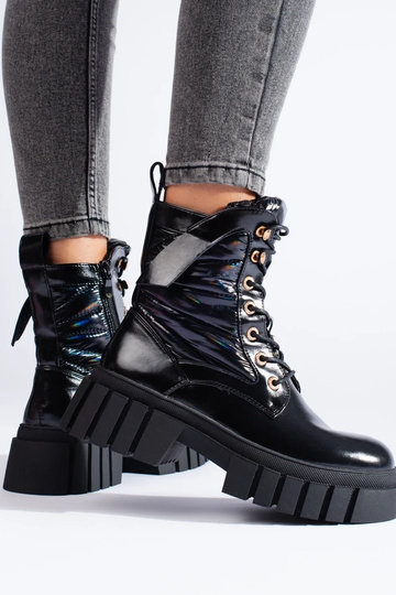 Dámske čižmy na hrubej... 2