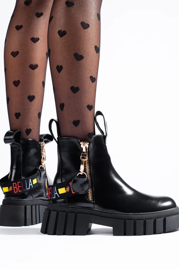 čierna topánky s platformou 2