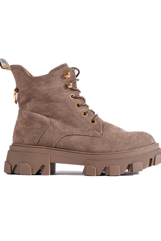 zo semišu dámske čižmy na hrubej...