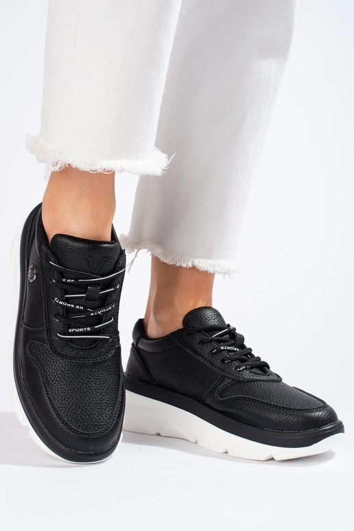 čierne športové topánky Vinceza s...