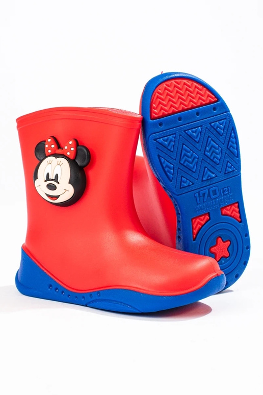 Gumové topánky Shelovet červenej farby