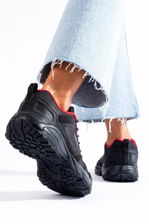 Trekingové topánky DK čierna Červená Trekingové topánky DK čierna Červená