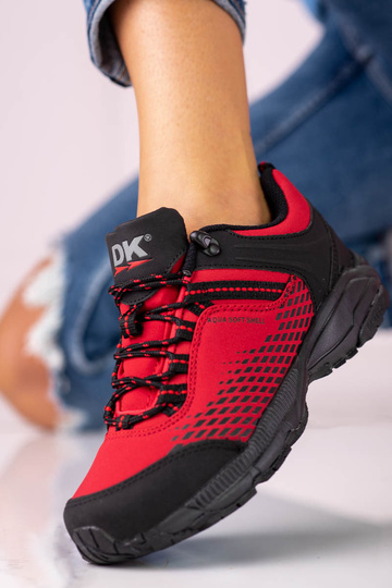 Červené trekingové topánky... 2