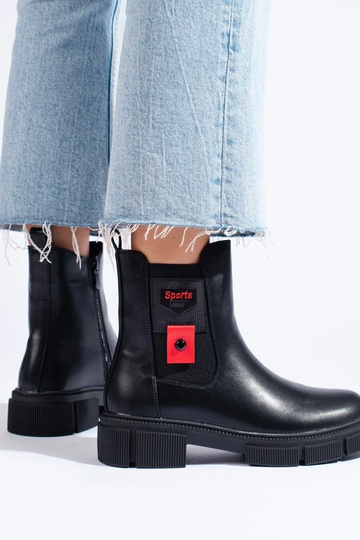 čierna Dámske čižmy s... 2