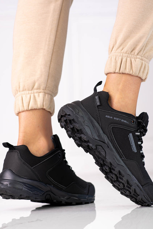 Čierne nepremokavé trekingové topánky DK