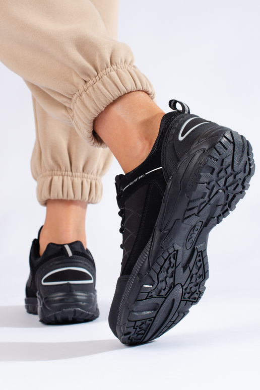 Čierne nepremokavé trekingové topánky DK