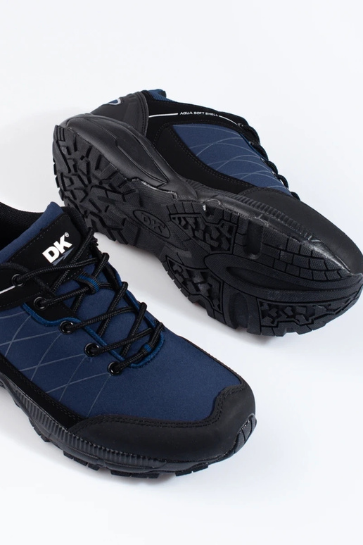 tmavomodrá Pánske trekingové topánky...