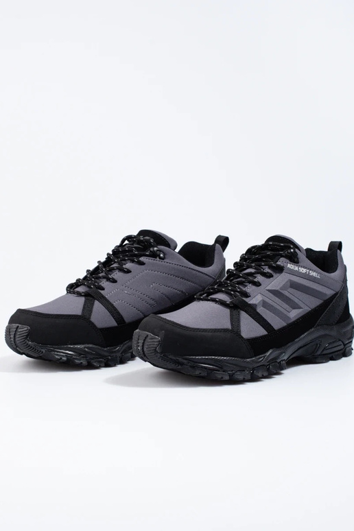 šedá Pánske trekingové topánky DK...