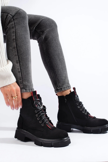 Dámske čižmy čipkovaný zo... 2