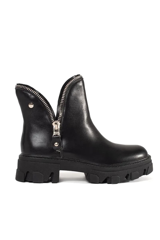 Dámske botky na hrubej platforme