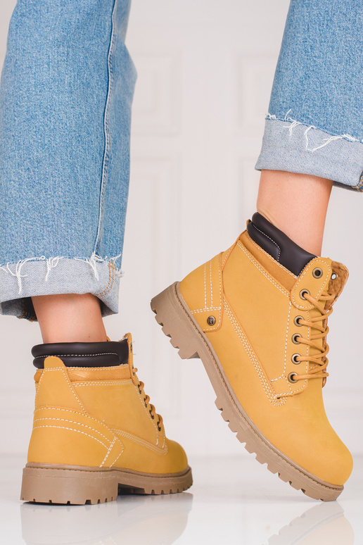 Kožené čižmy DK ťava