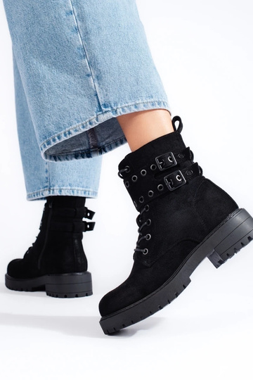 so šnúrkami dámske čižmy s... 2