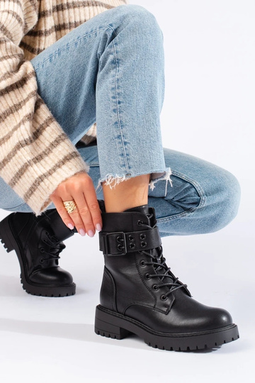 Dámske čižmy čipkovaný z... 2