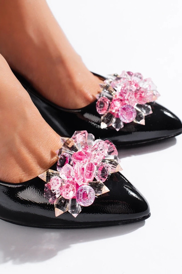 čierne vysoké podpätky so... 2