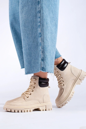 béžová čižmy 2