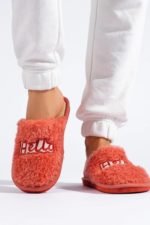 Šľapky Shelovet oranžovej farby