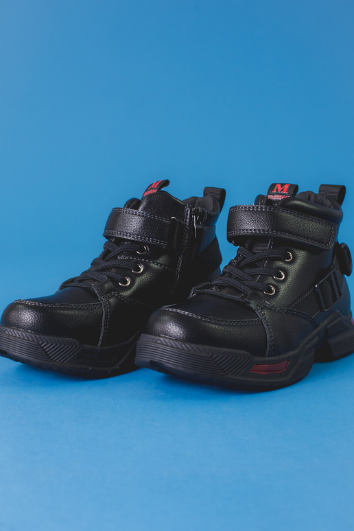 Čižmy chlapčenský čierna