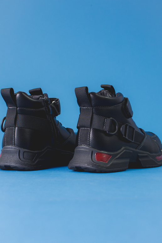 Čižmy chlapčenský čierna