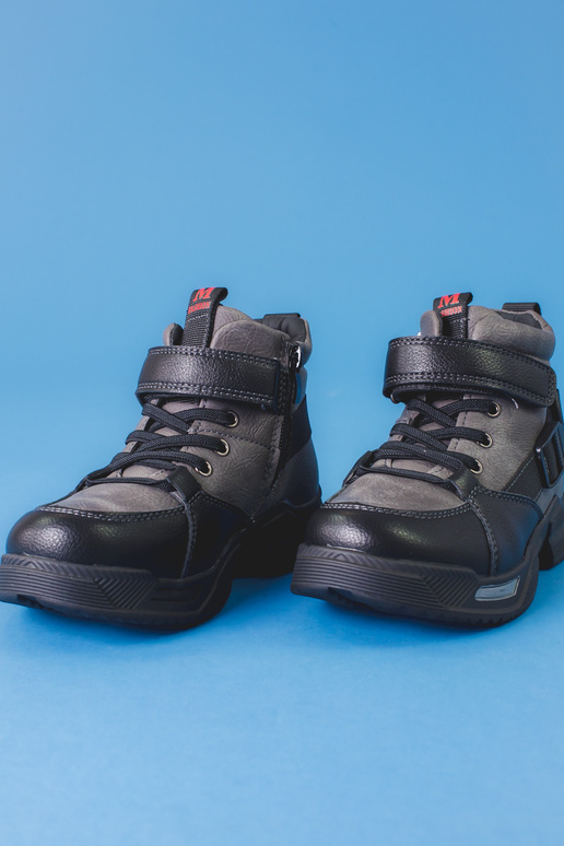 Čižmy chlapčenský sivá