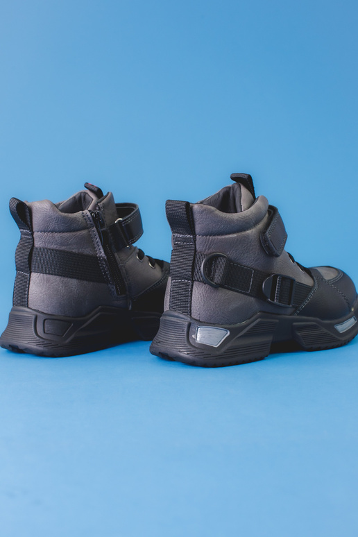 Čižmy chlapčenský sivá