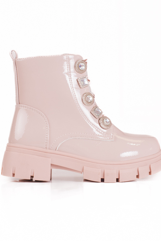 so šnúrkami čižmy dievčenský s...